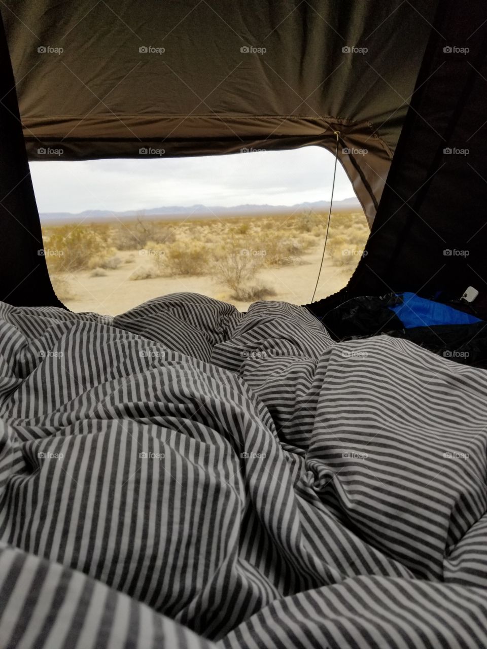 View from the roof top camper