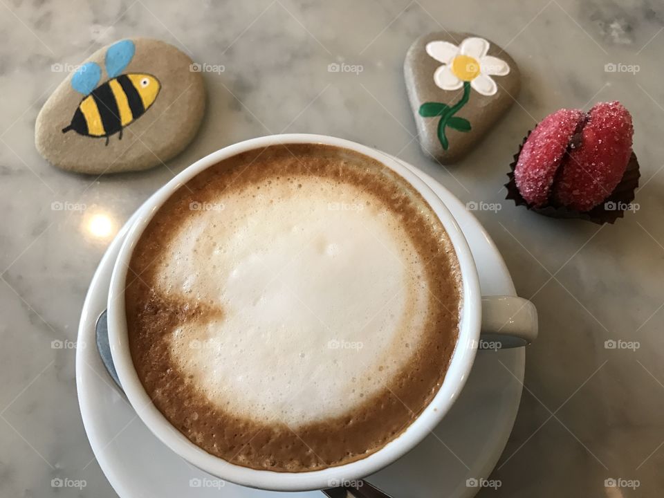 Coffee, No Person, Breakfast, Cup, Foam