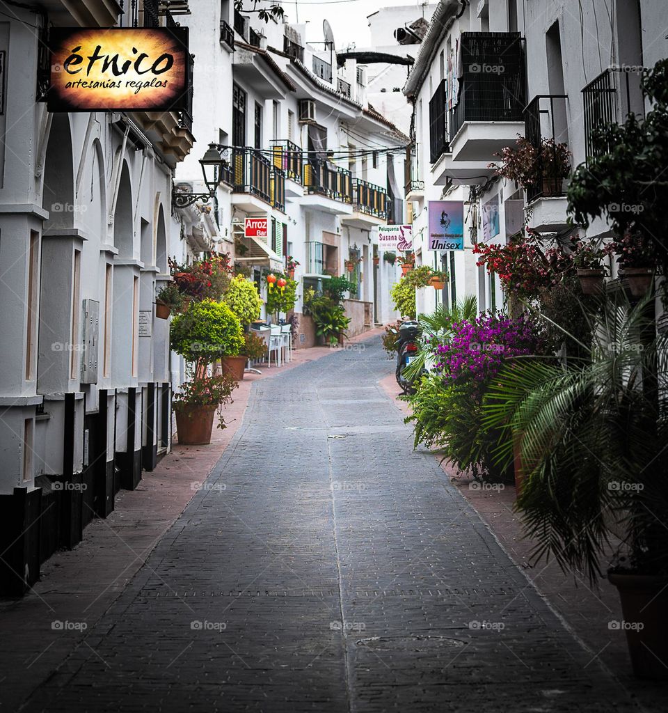A Quiet Moment in Beautiful Estepona, Spain