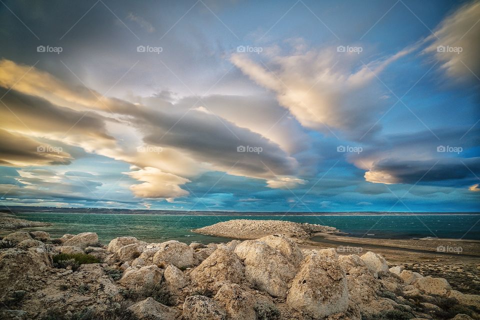 Serene view of Patagonia