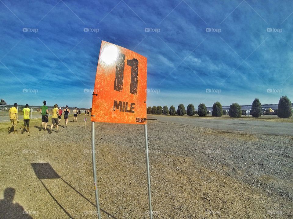 Finishing tough mudder