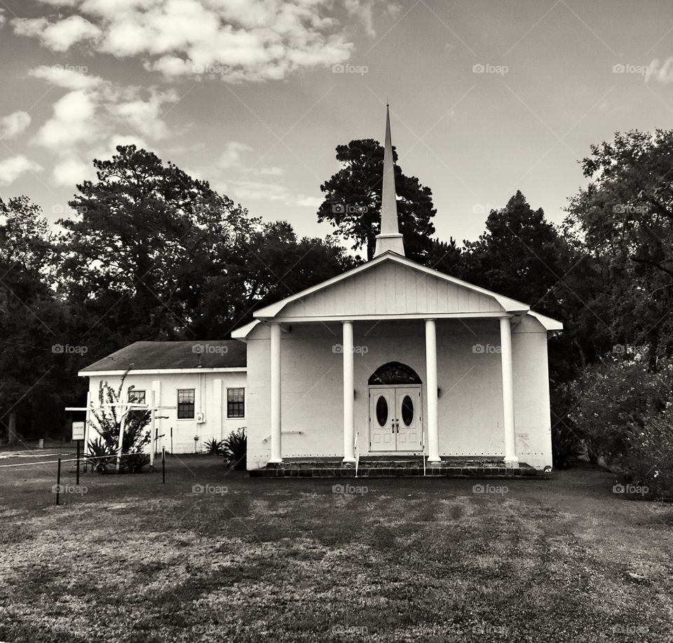 Foap Mission Architecture Black and White! Southern Church in Black and White