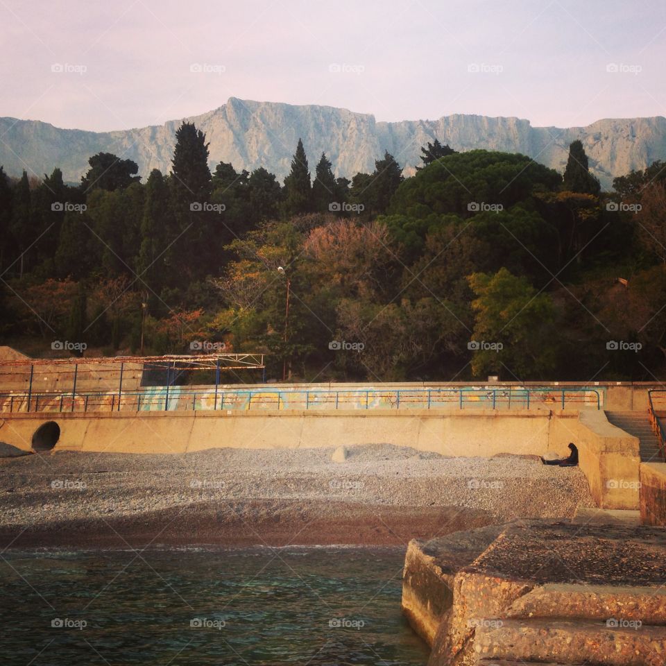 Landscape, Water, Lake, Mountain, River