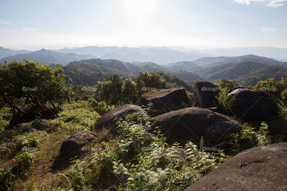 View from the mountain 