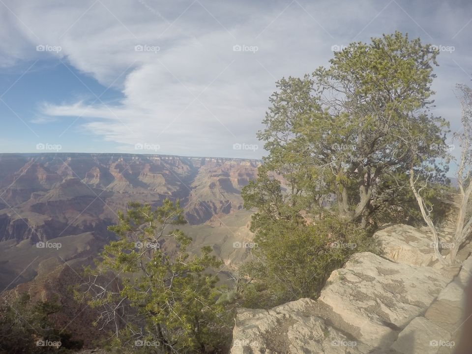 views over the Grand Canyon