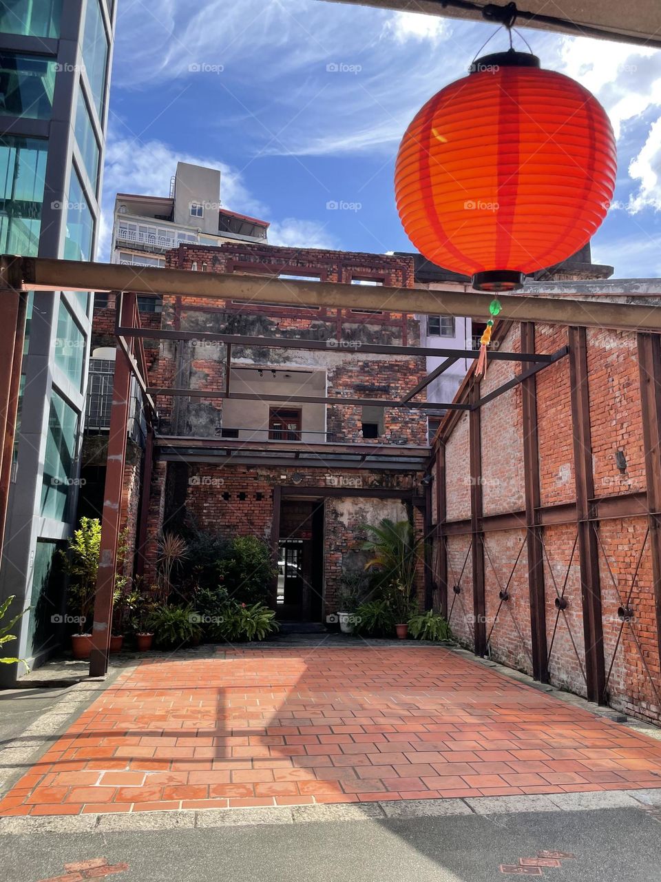 Red Lanterns in Summer
