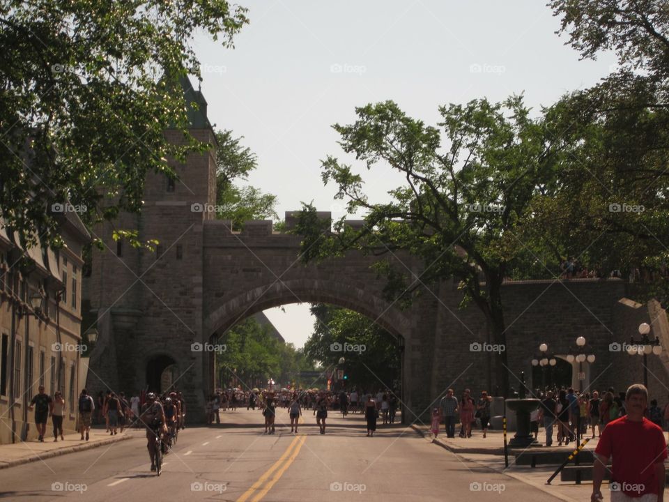 Old Quebec City arch 