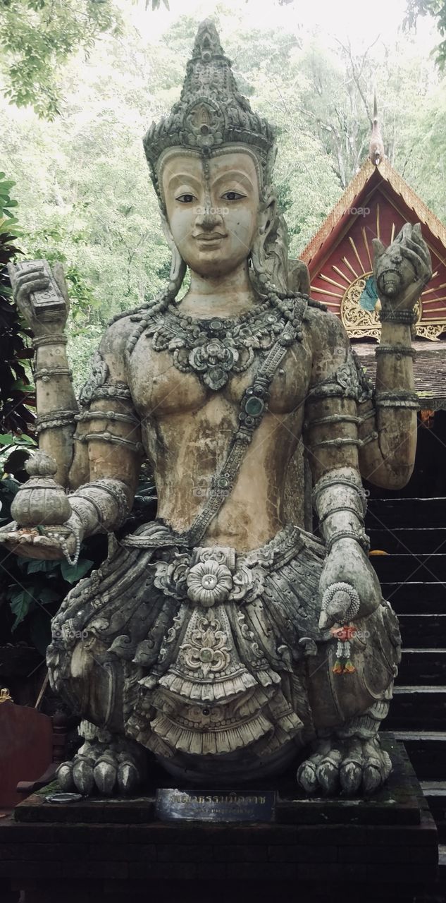 Thailand statue in Chiang Mai