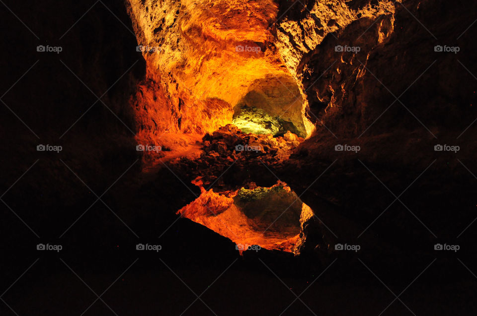 Flame, No Person, Cave, Dark, Subway System