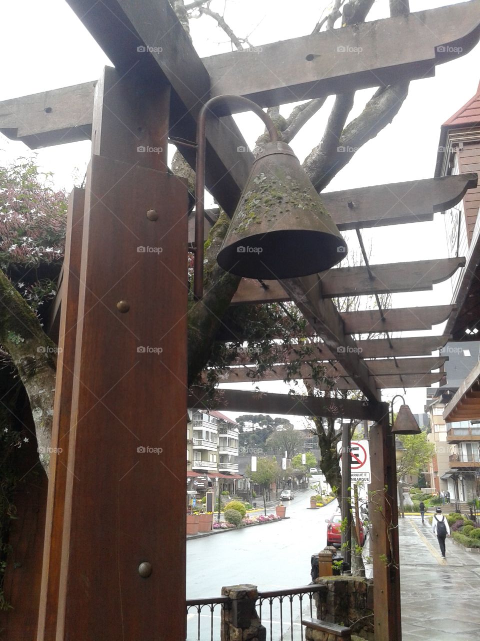 Praça da cidade de Gramado Rs Brasil