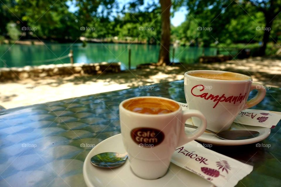 Coffee#energy#drink#beverage#nature#lake#trees#chill