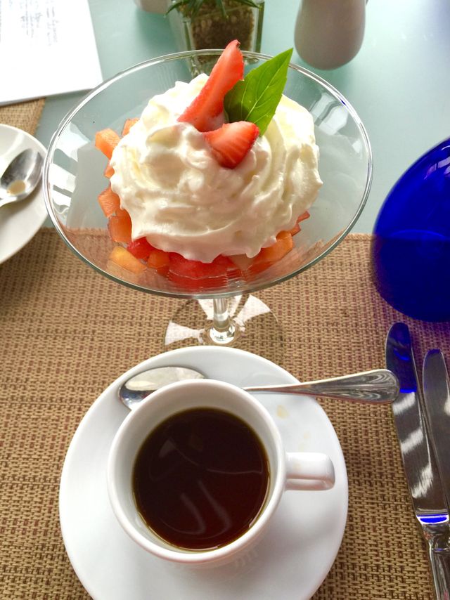 Handmade delicious dessert, very tasty too! In the hotel in cancun Mexico 