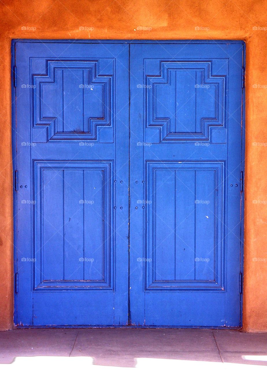 Blue door
