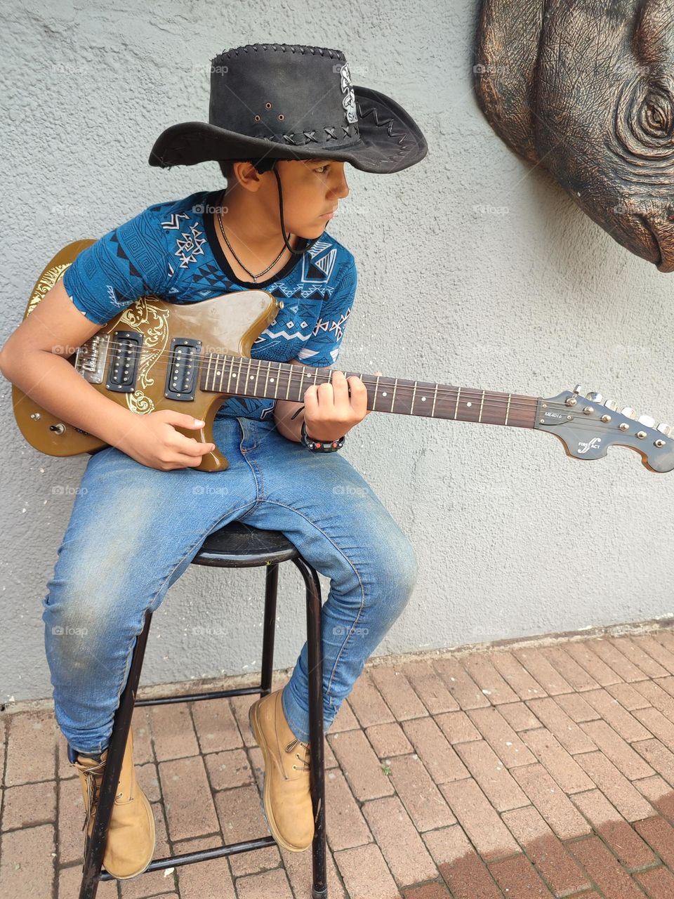 Feeling sad while playing a song