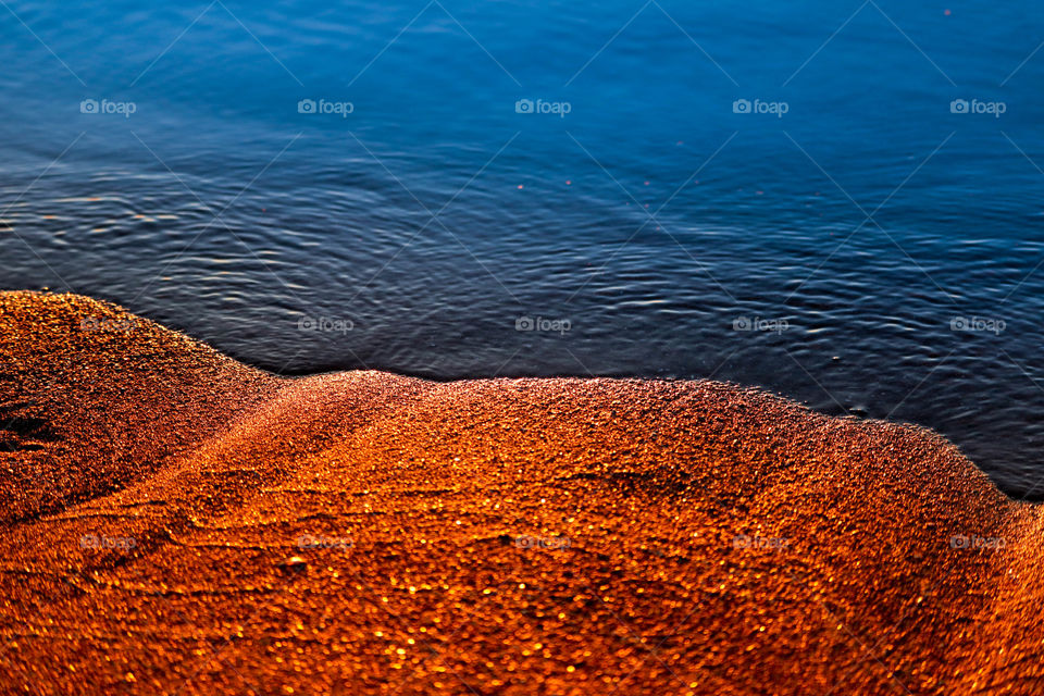 Simple beauty: water and sand