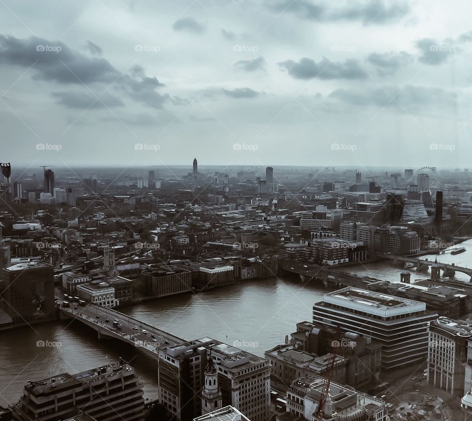 London from above