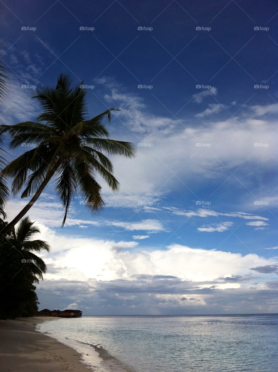 Sunset in The Maldives. A wonderful time of day in The Maldives