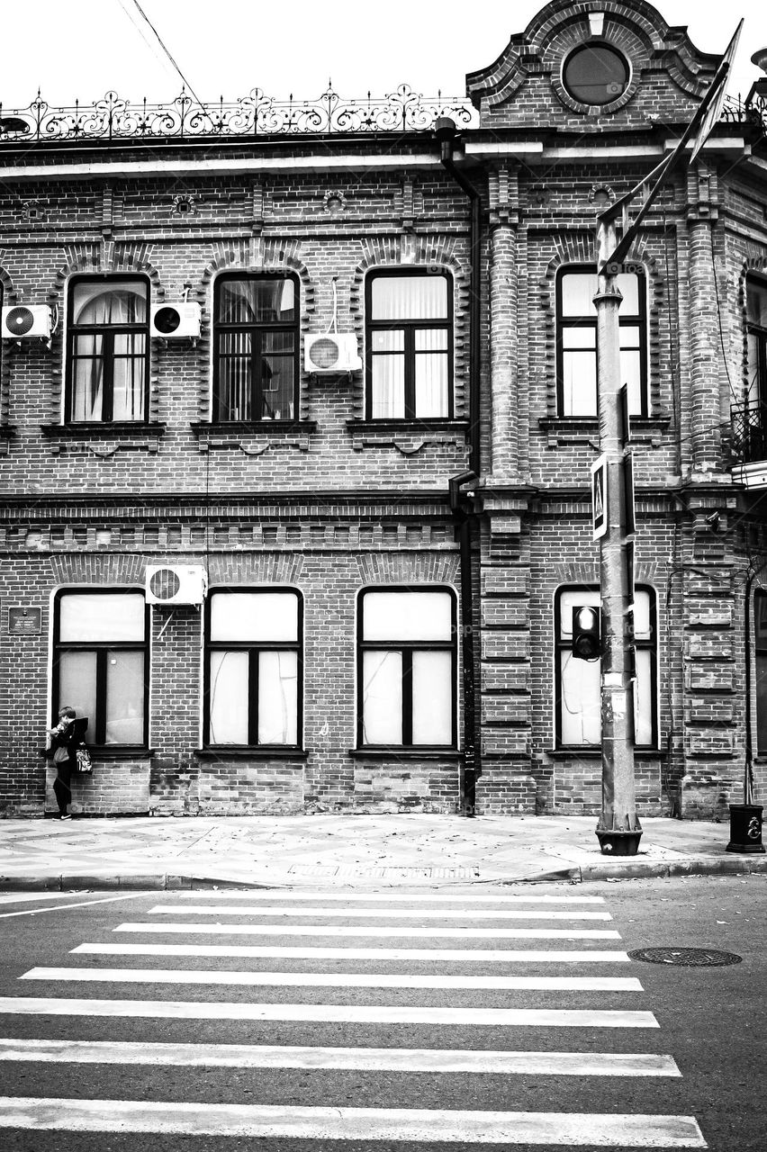 Krasnodar street cover Black and White colors