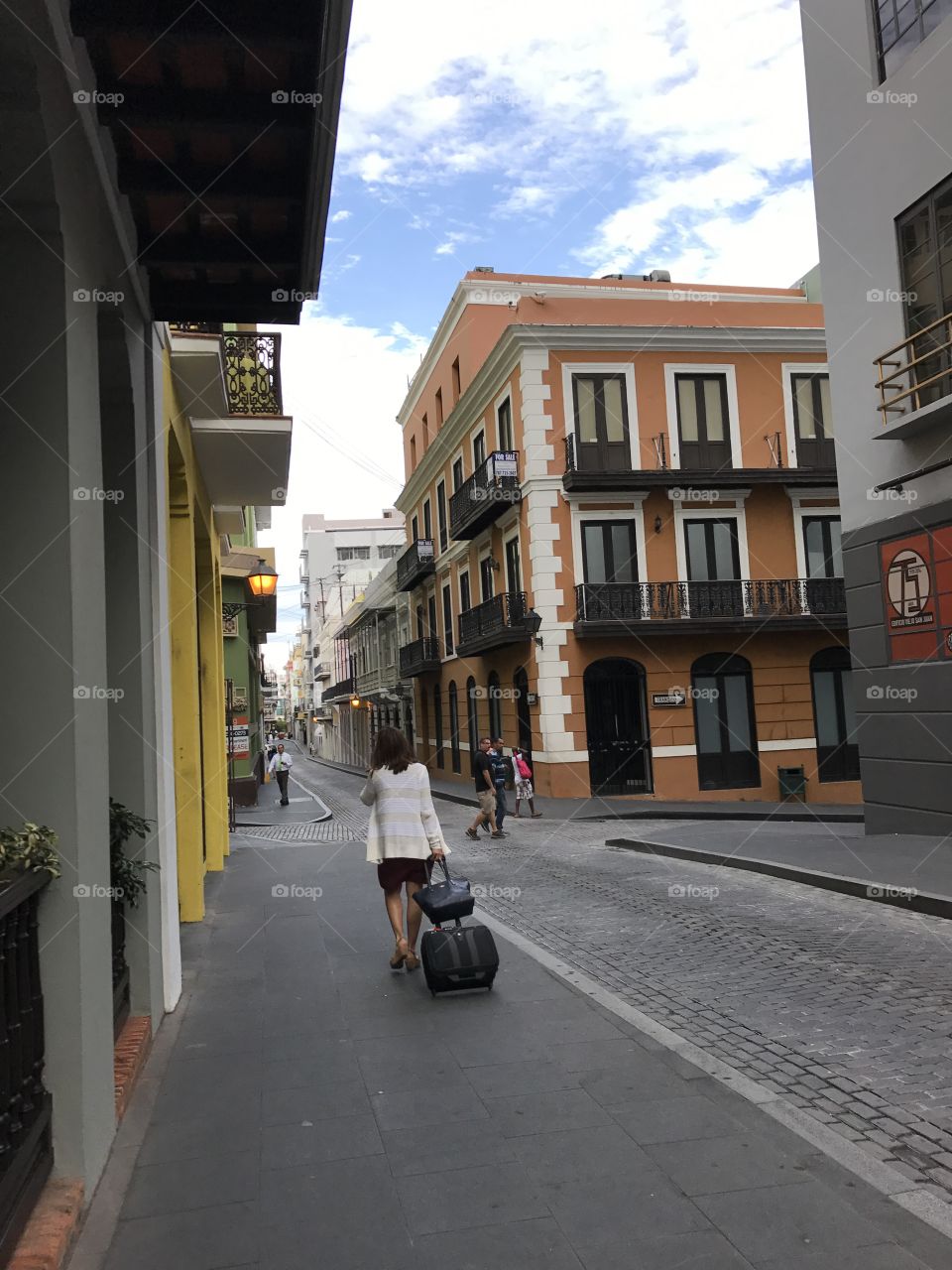 Walking through Old San Juan Puerto Rico