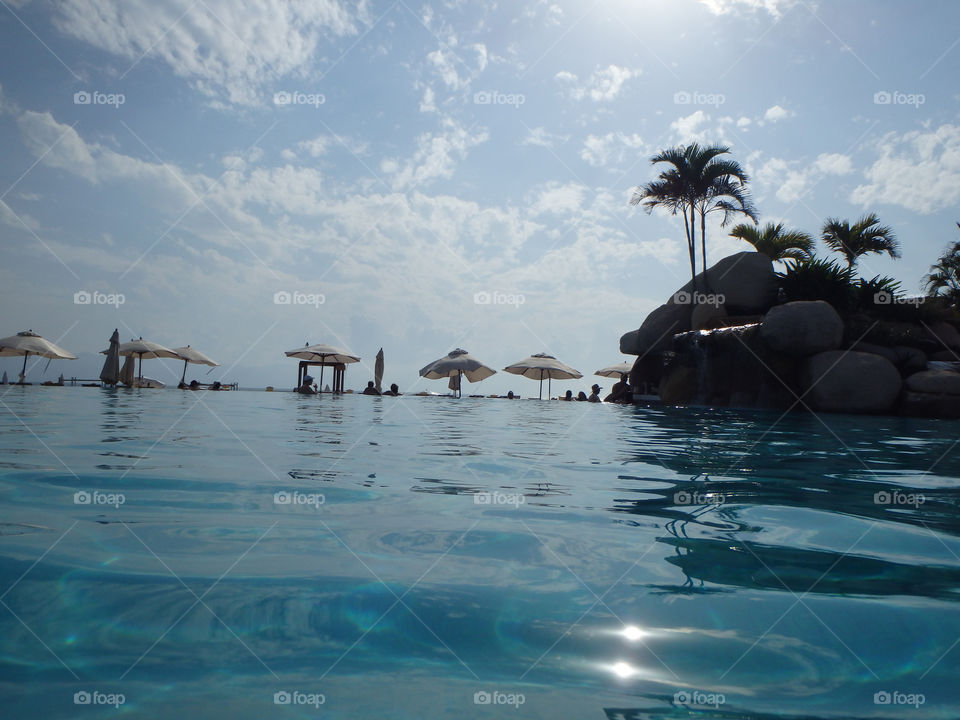 Puerto Vallarta Marriott resort infinity pool