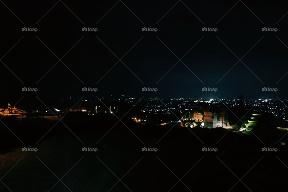 Tebing Breksi view at night