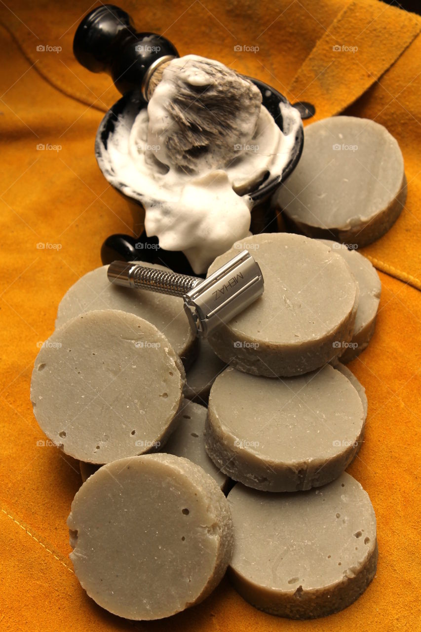 Shaving soap. I am a soap maker and these are some of the soaps that I make
