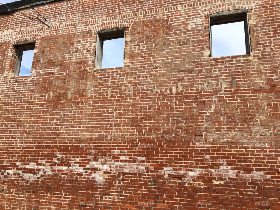 Brick Wall with windows