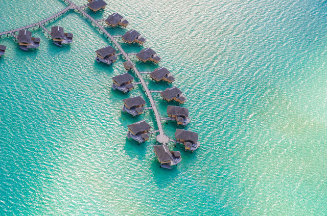 Overwater bungalows