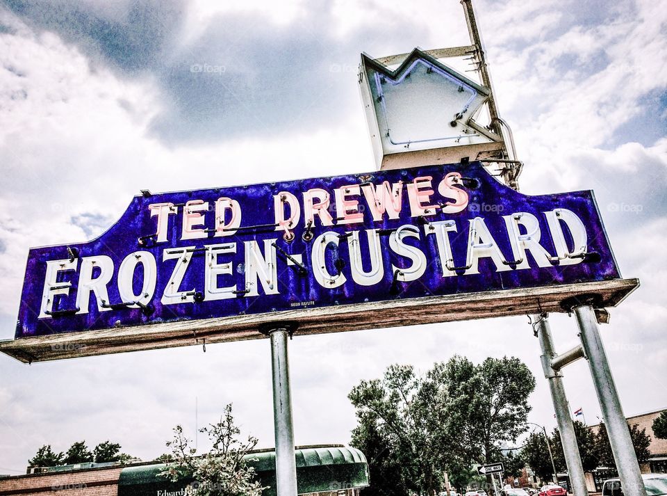 Ted Drewes Frozen Custard . A Route 66 tradition in St. Louis. 