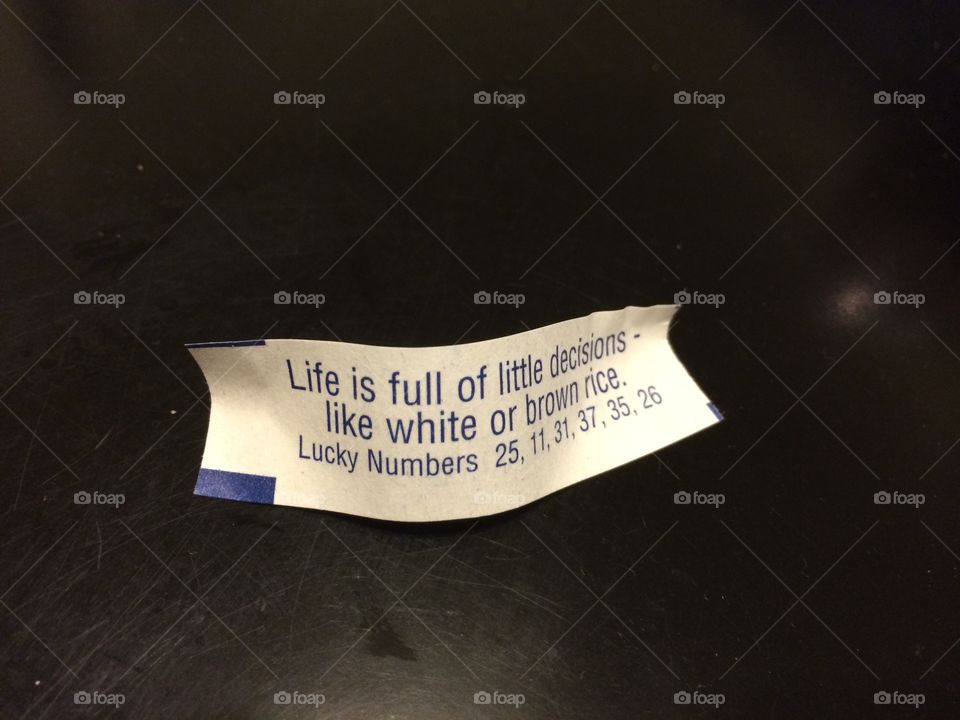 Fortune cookies