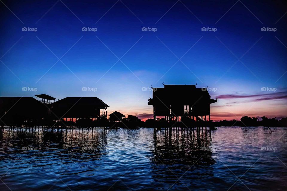 Water, Sunset, No Person, Reflection, Dawn