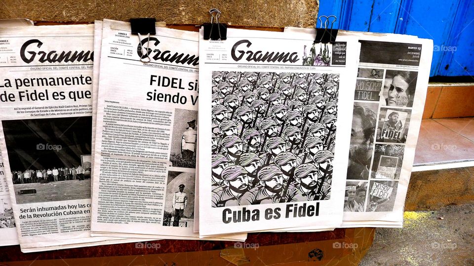 Newspaper Granma, Cuba