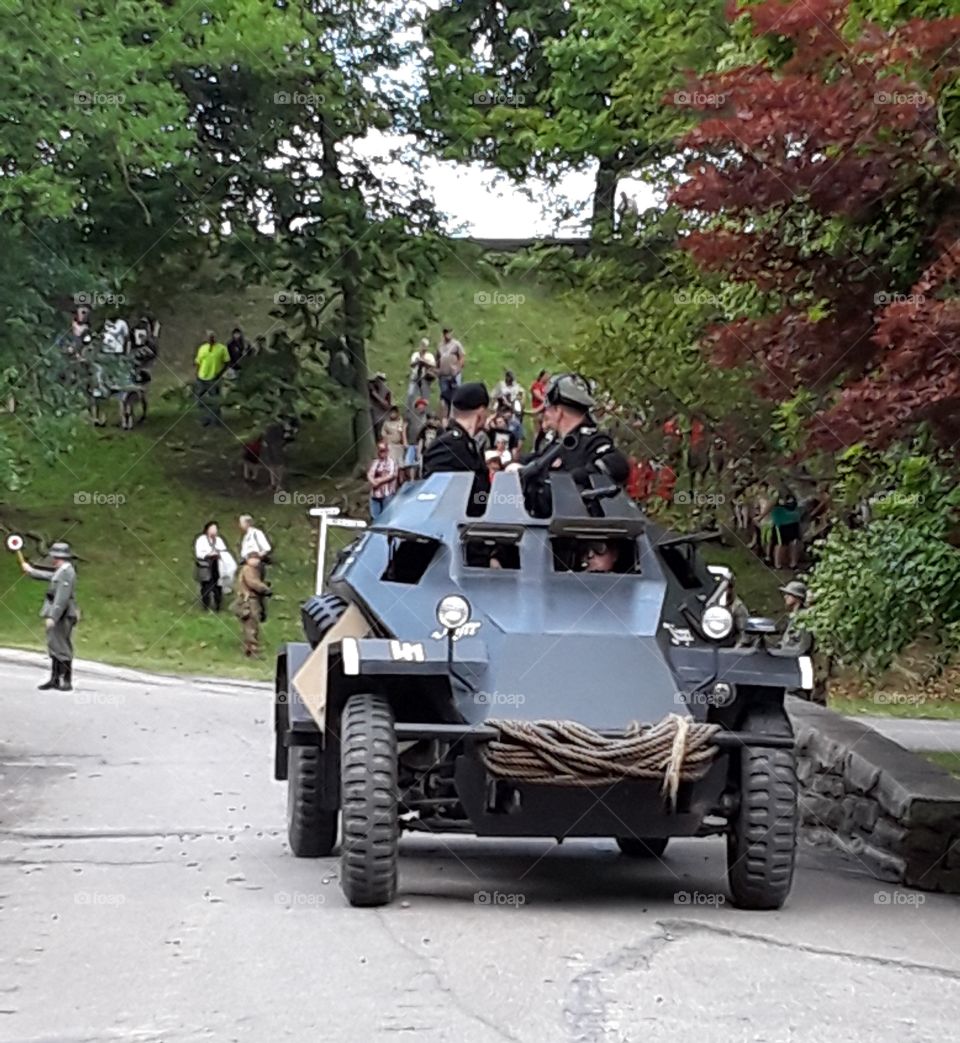 d-day reenactment tank