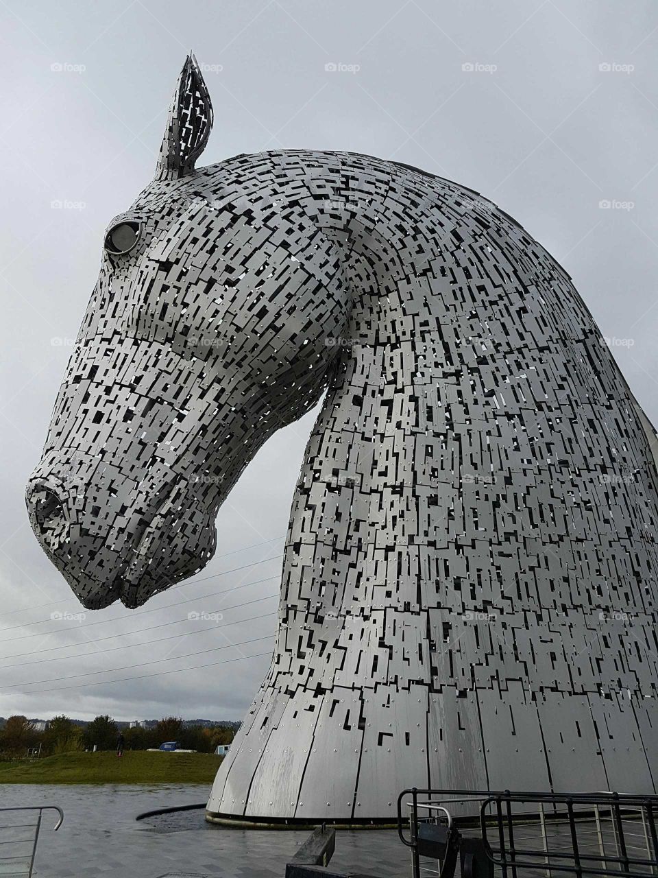 Kelpies Horse Head Sculptures in England