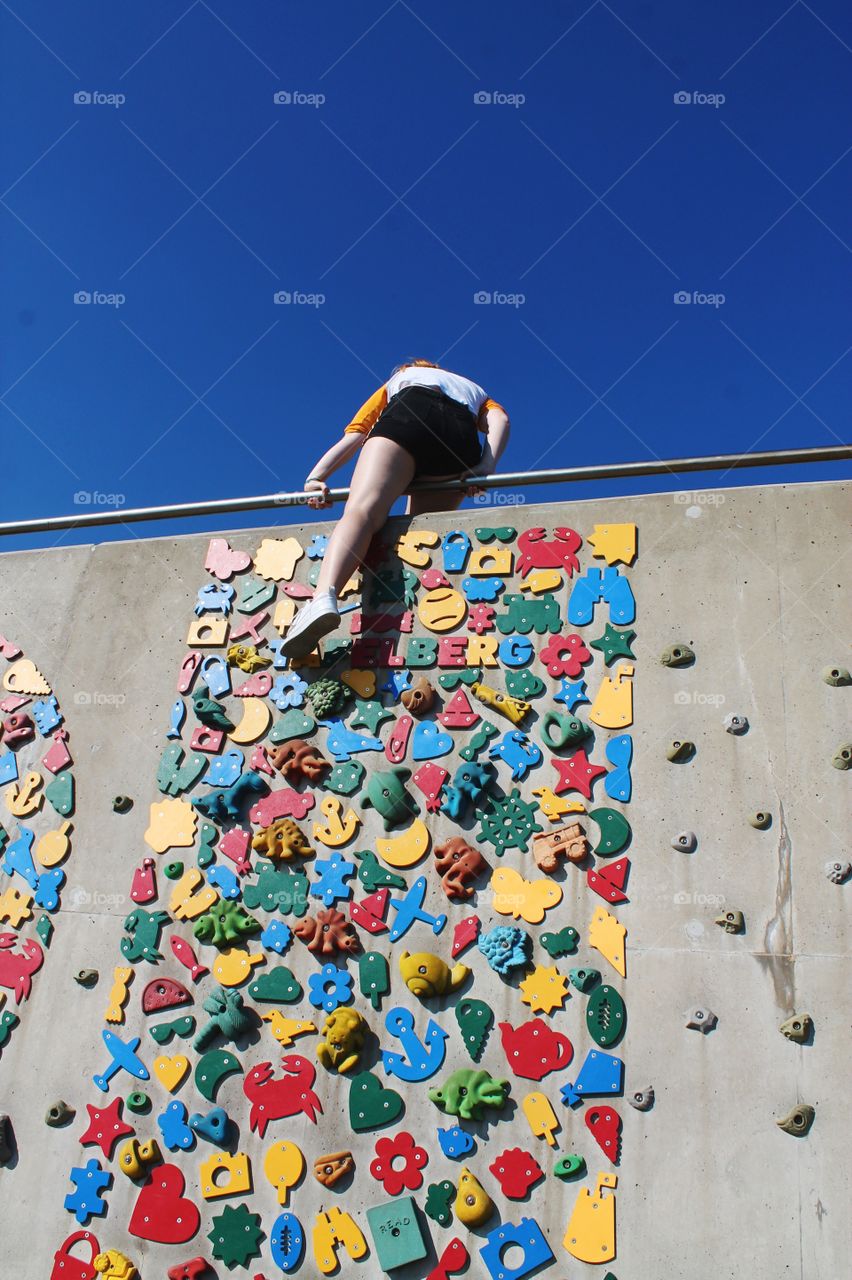 Finally manager to climb this wall!