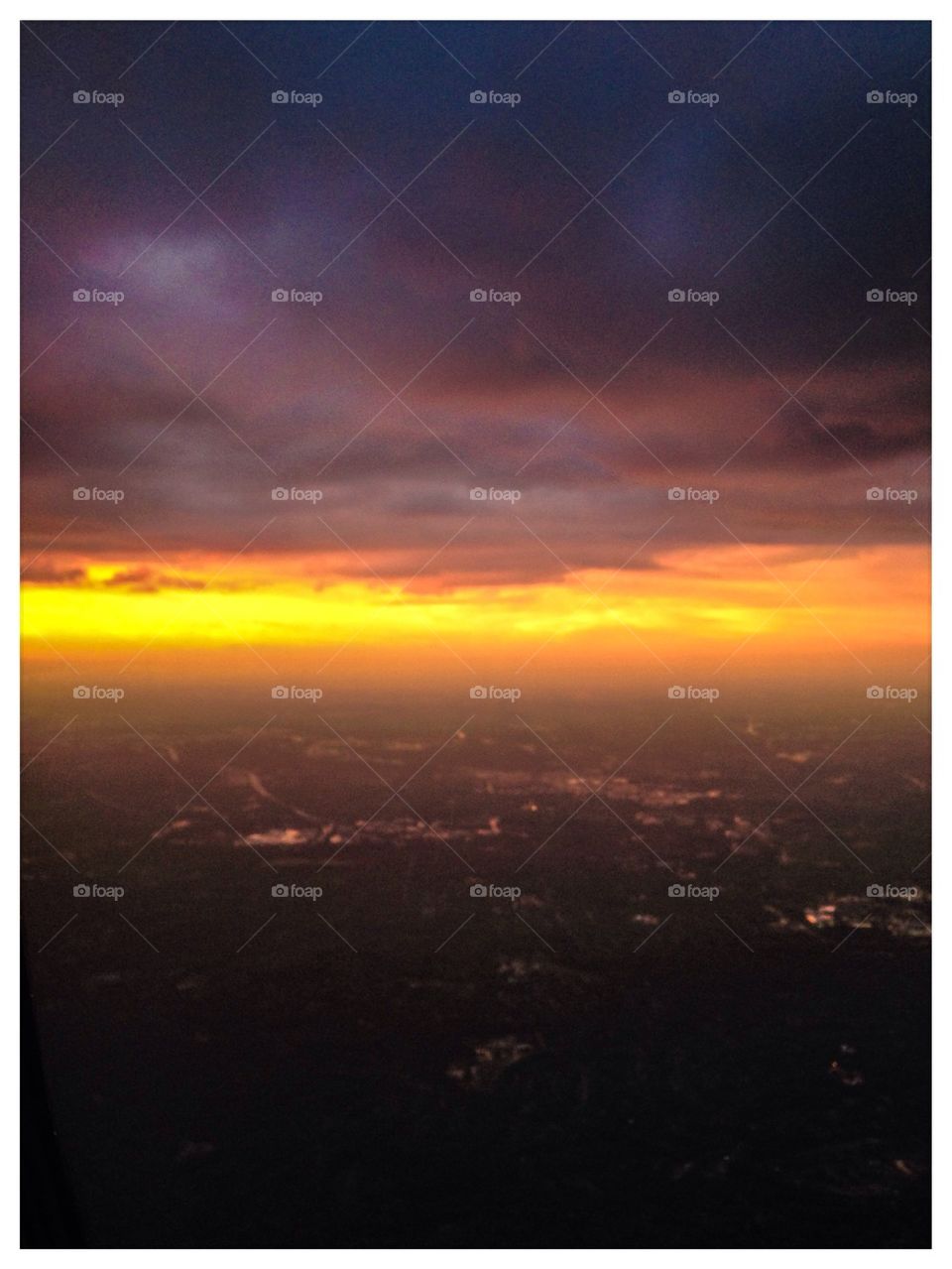 Sunset at takeoff #2