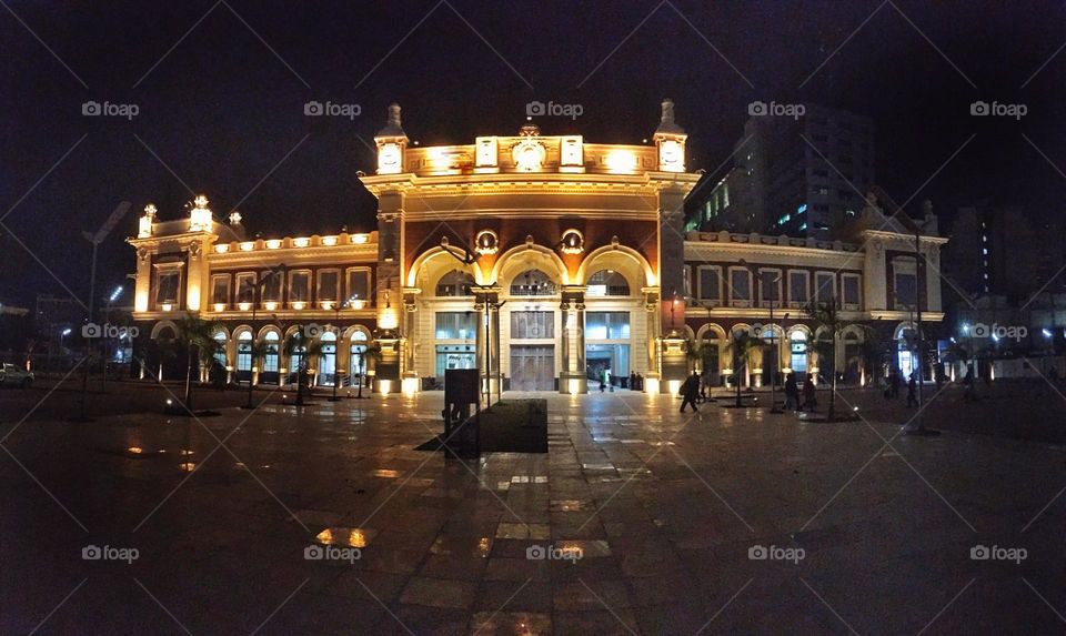 The great train station of Alexandria-Egypt