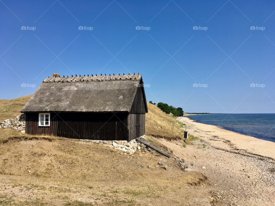 Haväng, Sweden, summer beach