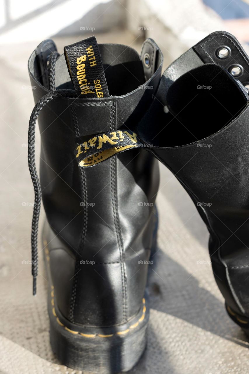 Dr. Martens boots back side