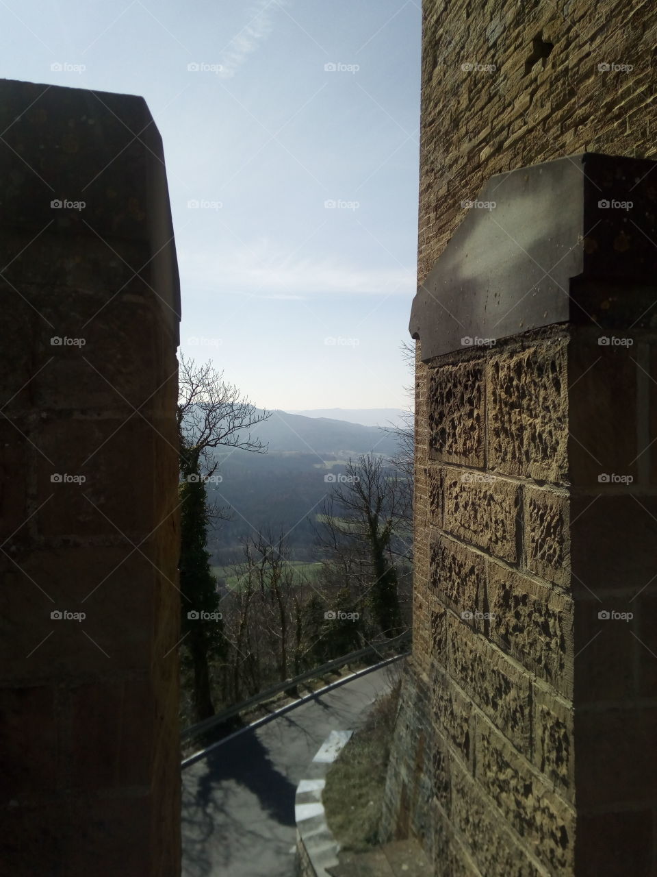 Old castle on the mountain