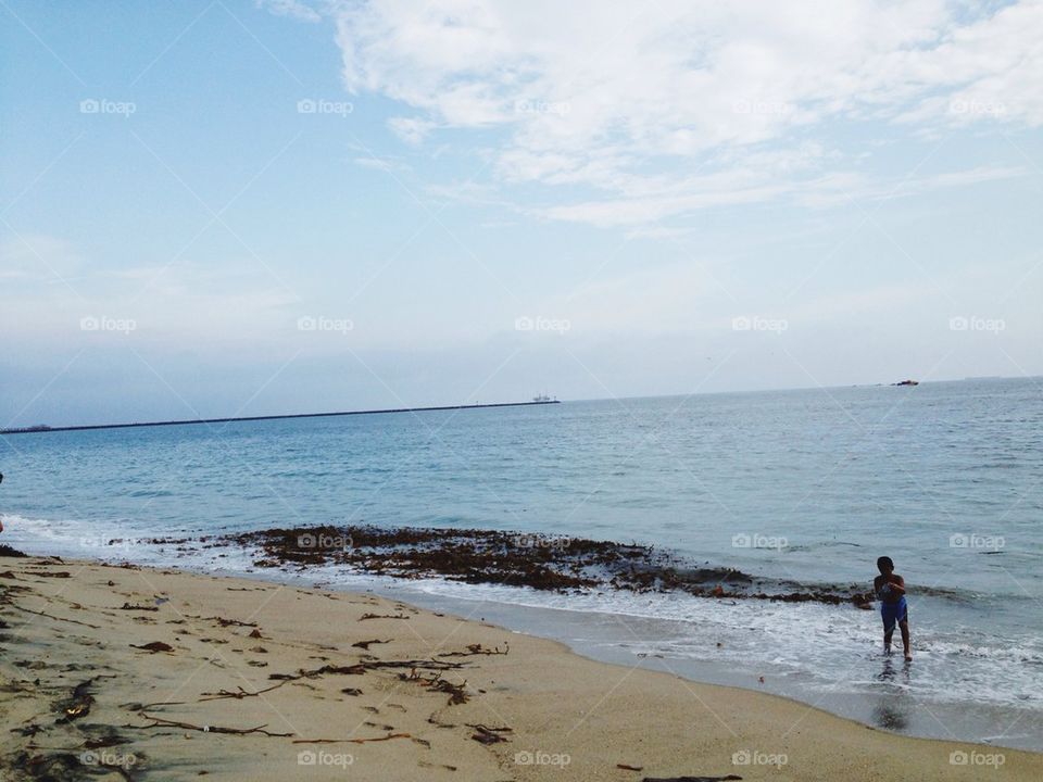 Kid on Beach