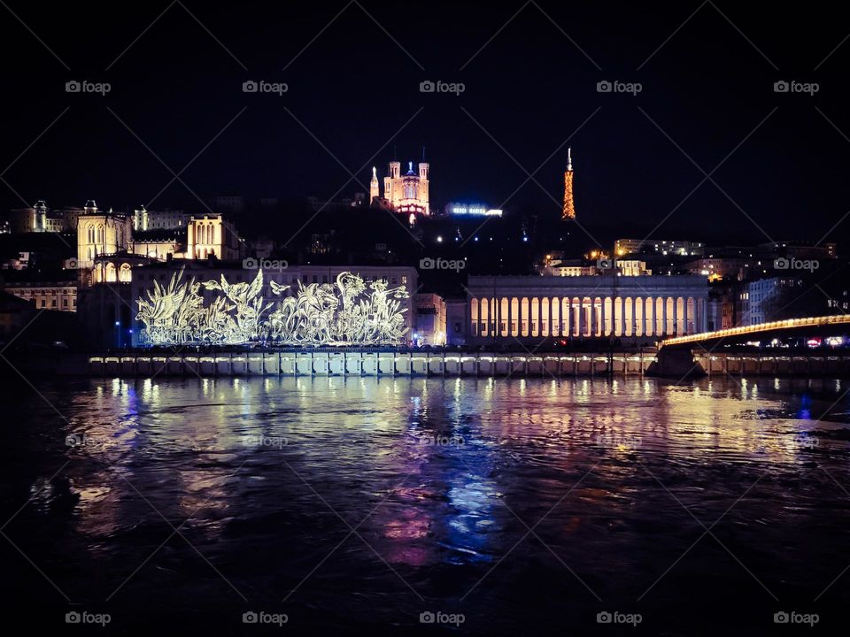 Festival of lights, Lyon, France