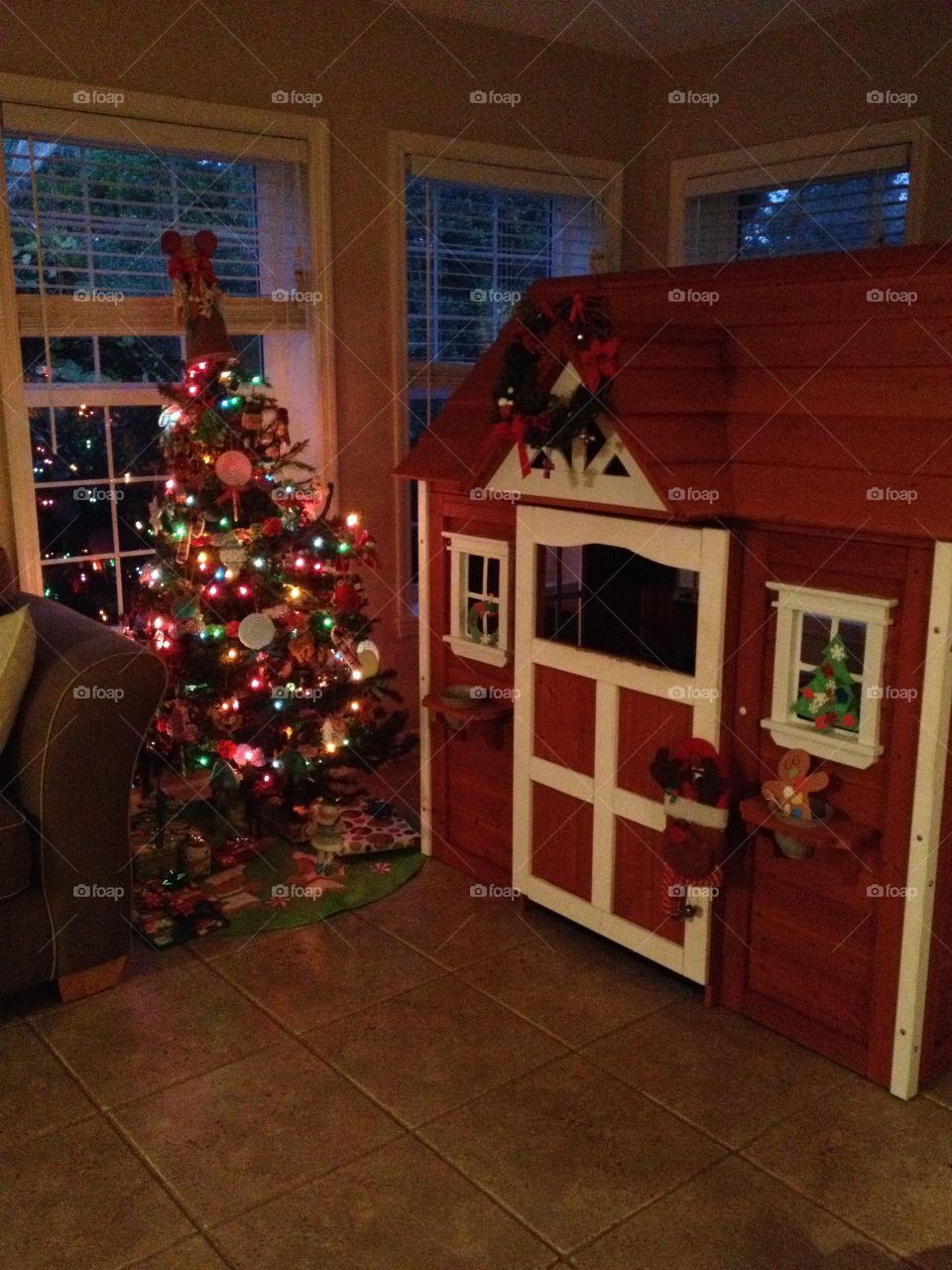 A Child's Christmas Playroom
