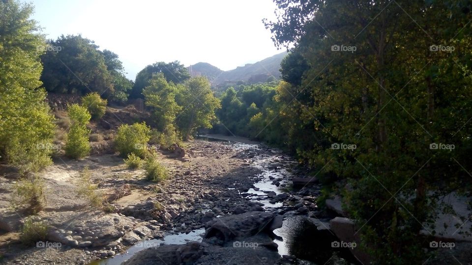 River and mountain