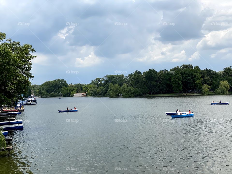 Boats in the lake