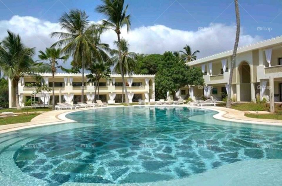 Swimming Pool, Dug Out Pool, Luxury, Hotel, Swimming