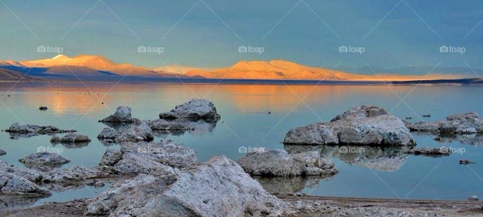Mono Lake at sunset