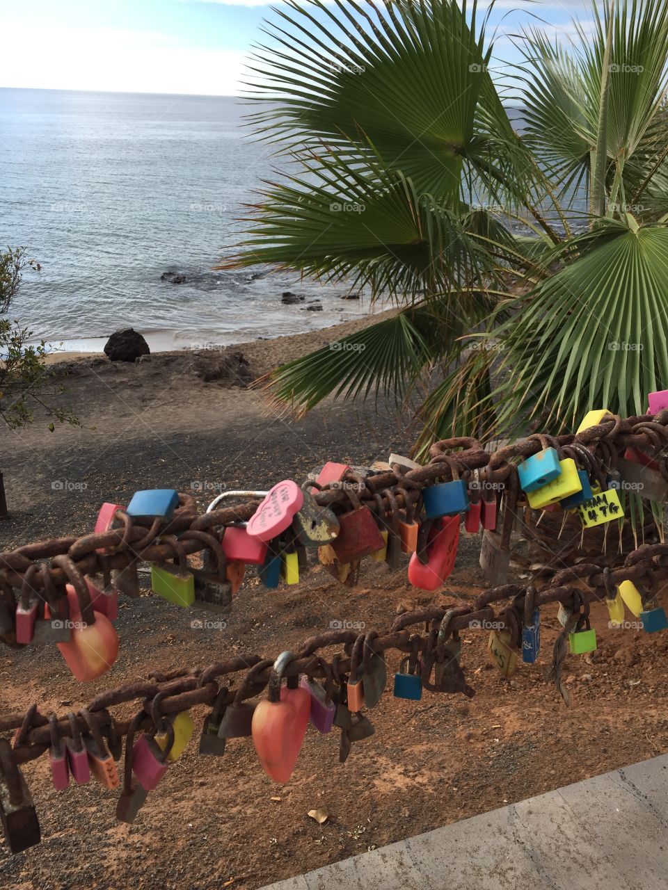 La calle de amor  en puerto del Carmen 