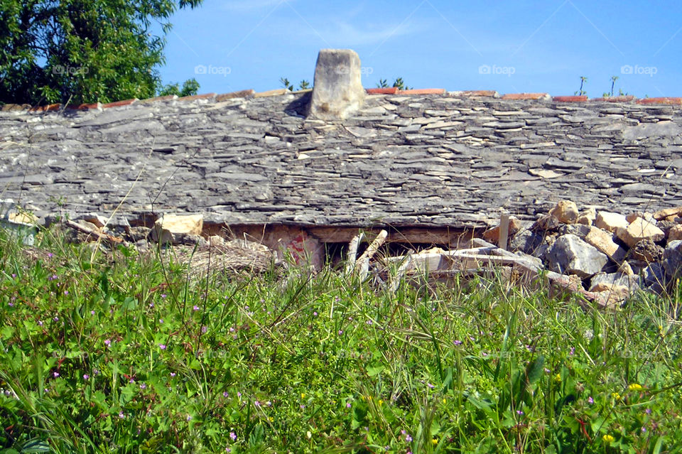 An old stone little house