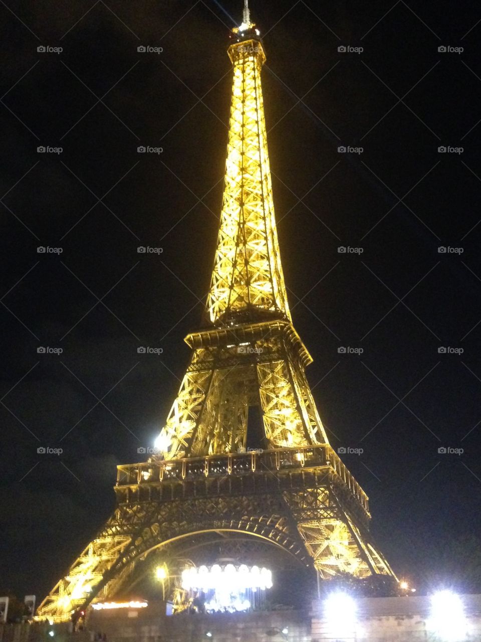 Eiffel Tower at night